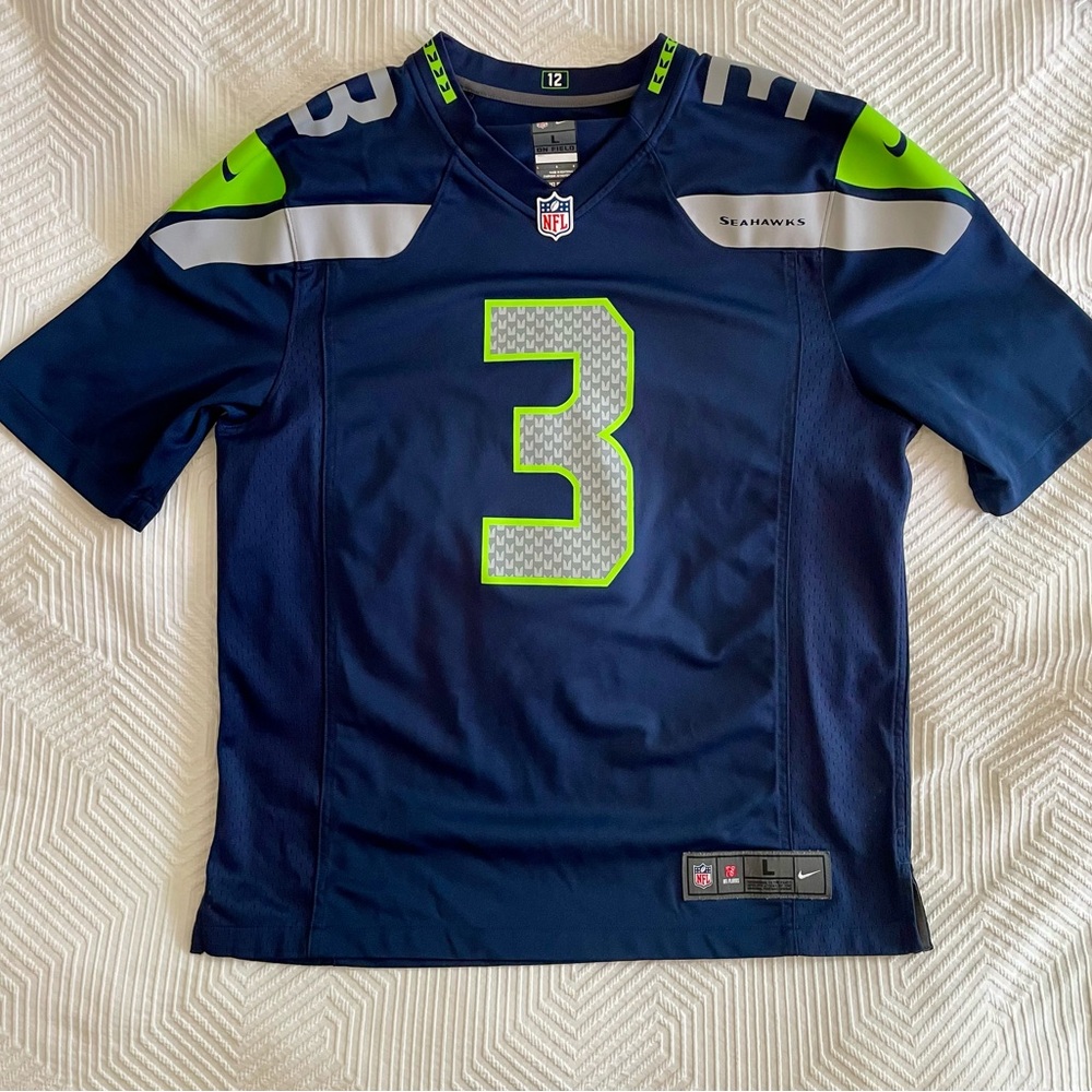 Nike Seattle Seahawks Russell Wilson Jersey - Large